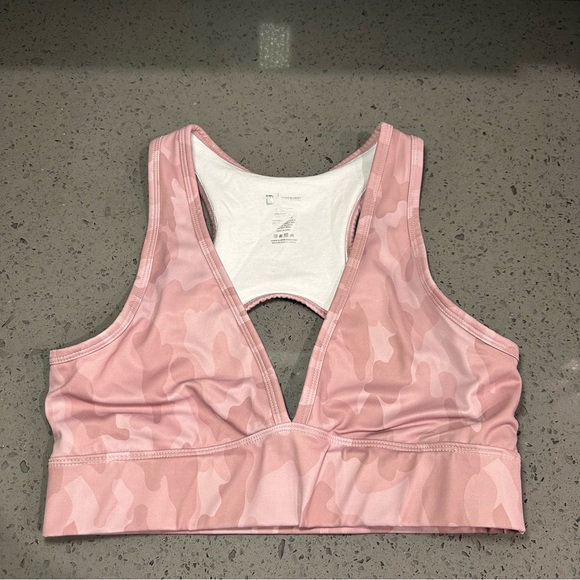 Buffbunny Collection Tops - BuffBunny Pink Camo Sports Bra